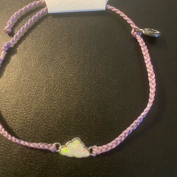 Brand New - PURA VIDA Opal Cloud Lavender Silver Bracelet - Picture 2 of 9